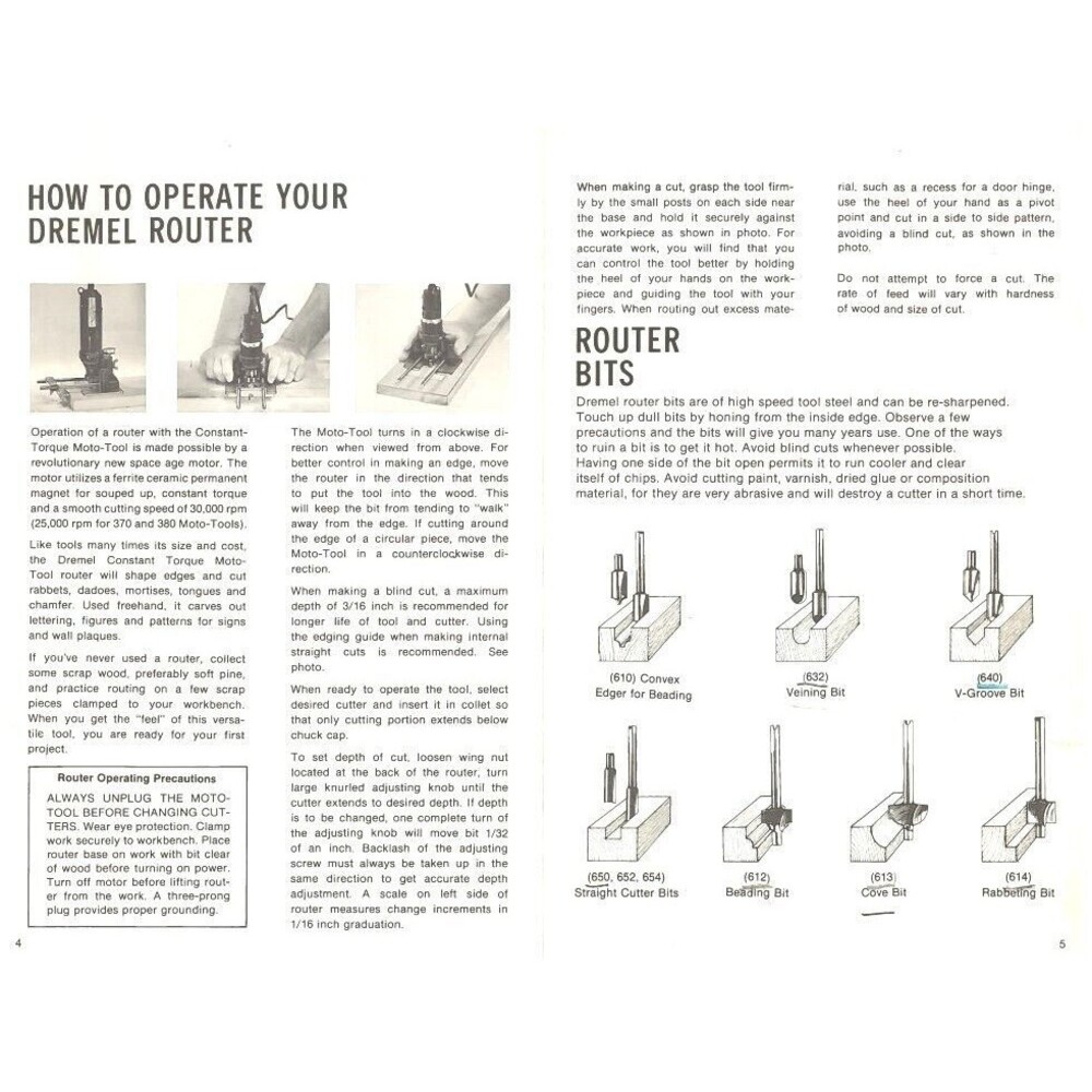 Dremel 229 Moto-Tool Router Routing Attachment Jig Guide - Picture 8 of 9